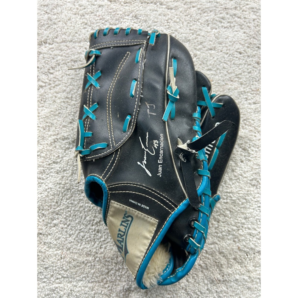 Florida Marlins Juan Encarnacion Baseball Glove Fox Sports Net 2606 MLB Teal